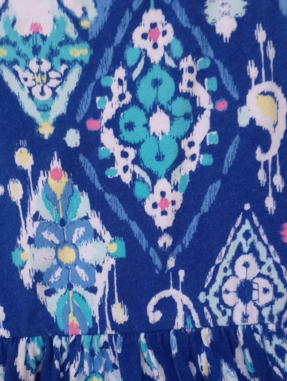 Gymboree Blue Printed Sleeveless Maxi Dress
